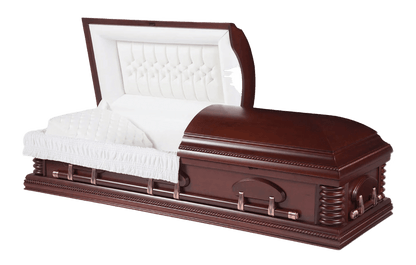 Newton (Poplar)| Poplar Casket with Velvet Interior