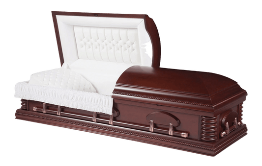 Newton (Poplar)| Poplar Casket with Velvet Interior