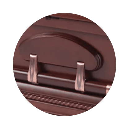 Newton (Poplar)| Poplar Casket with Velvet Interior