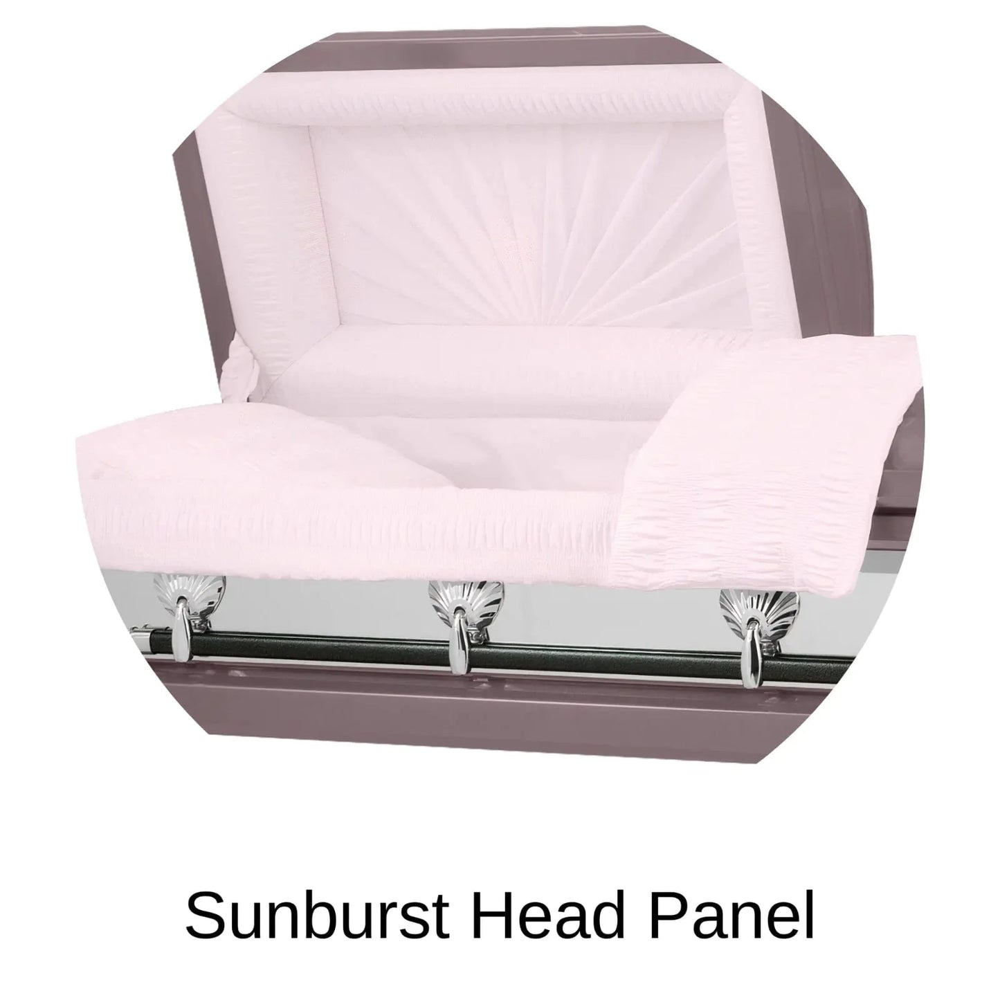 Sunburst Head Panel Of Titan Reflection Series Casket 