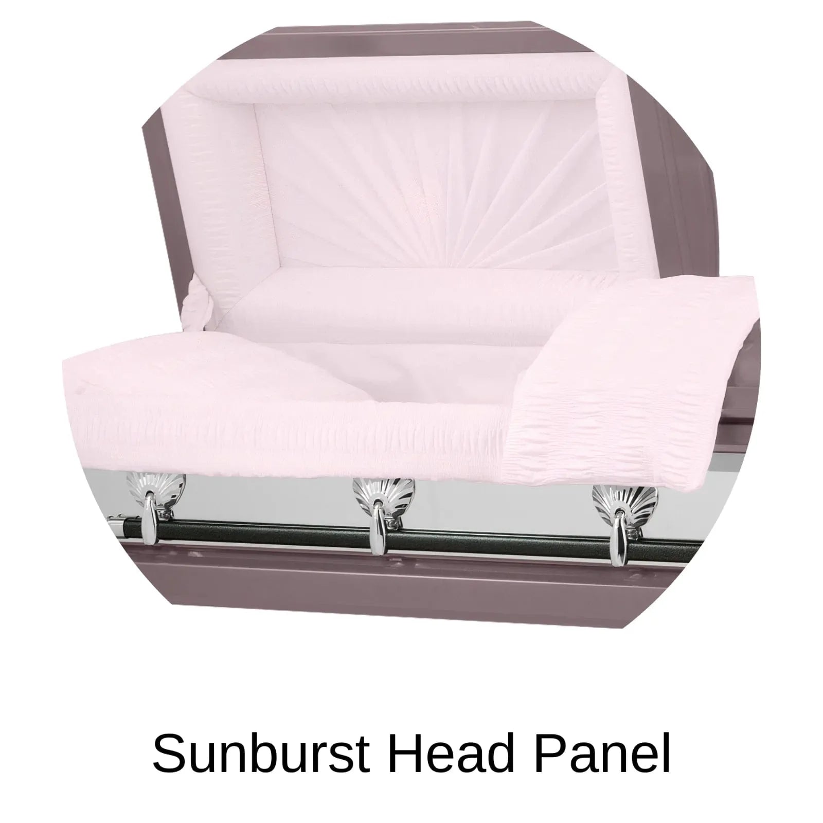 Sunburst Head Panel Of Titan Reflection Series Casket 