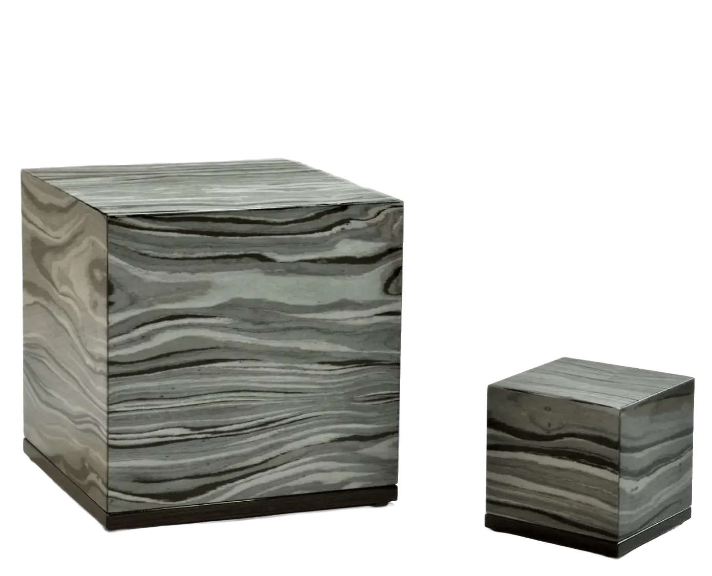 Wood Pet Urn - The Murray in Grey