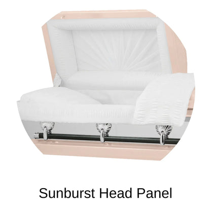 Sunburst Head Panel Of Titan Reflection Series Casket 