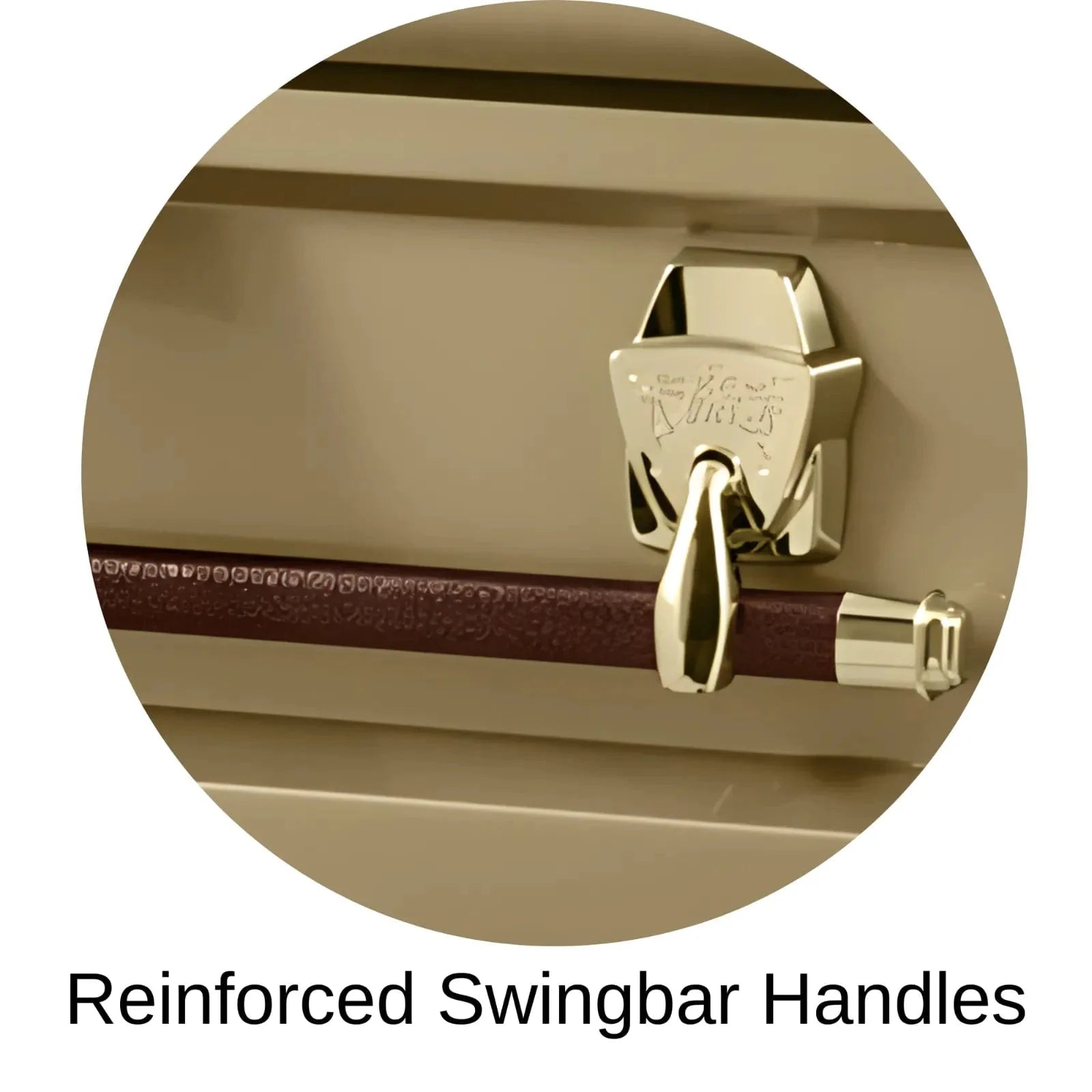 Reinforced Swingbar Handles Of Titan Cambridge Series Casket 