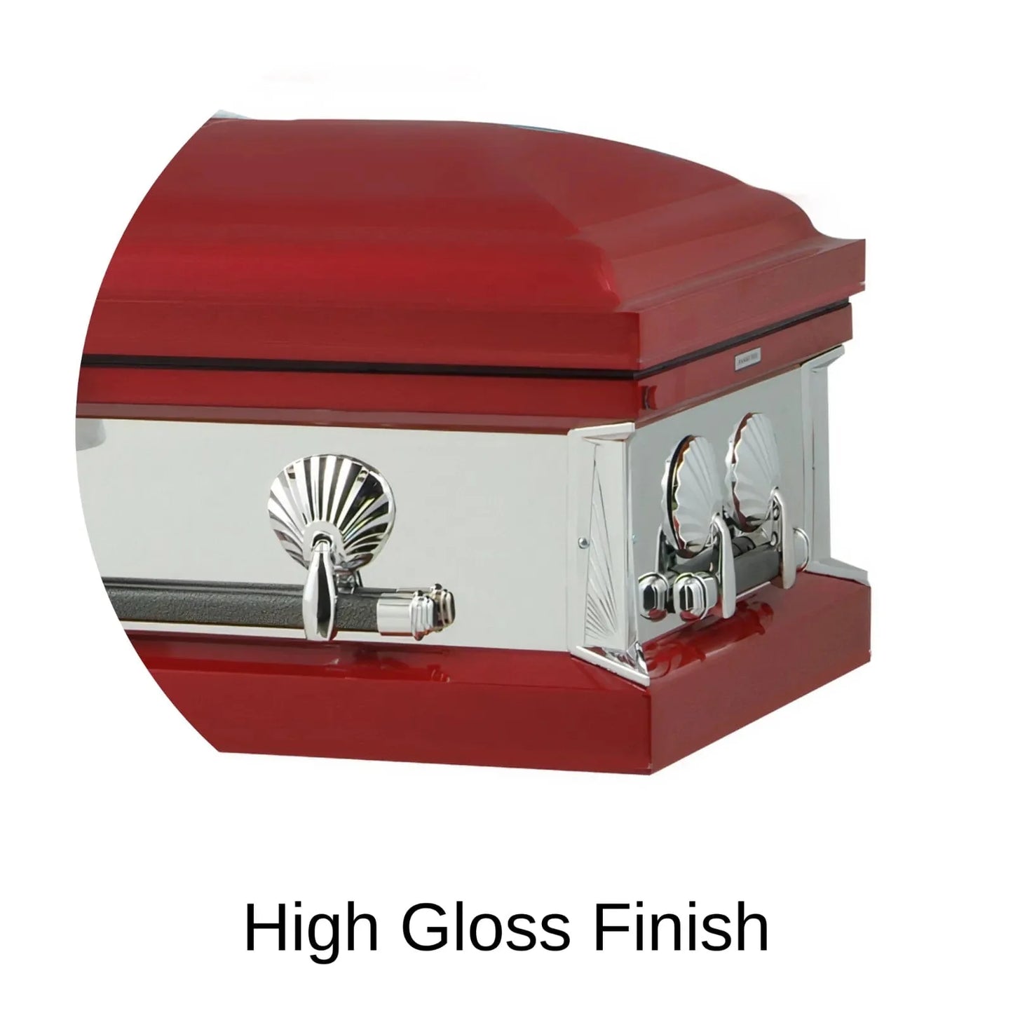High Gloss Finish Of Titan Atlas XL Series Casket 