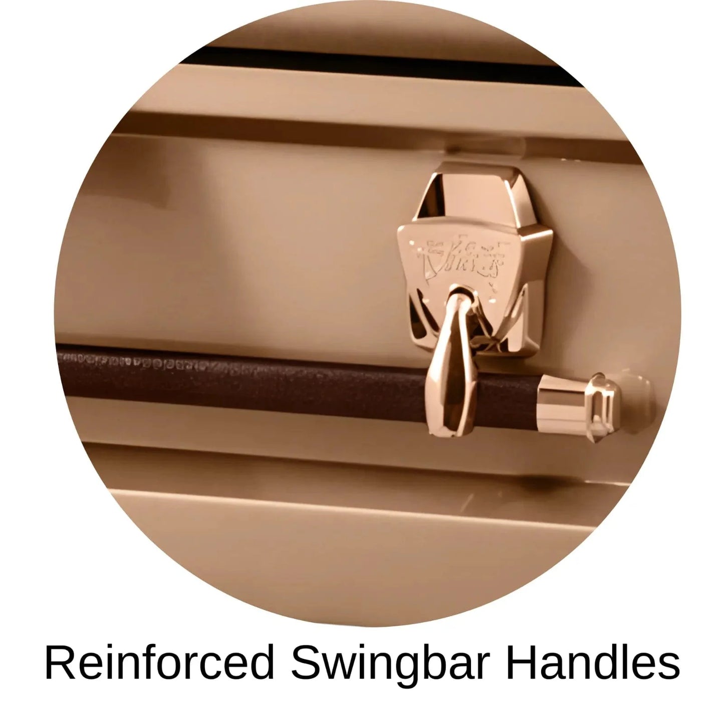 Reinforced Swingbar Handles Of Titan Cambridge Series Casket 