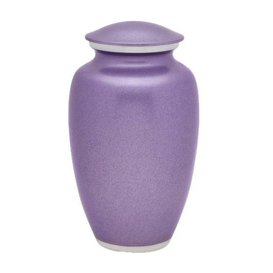 Solid Color Urn - Violet Blush