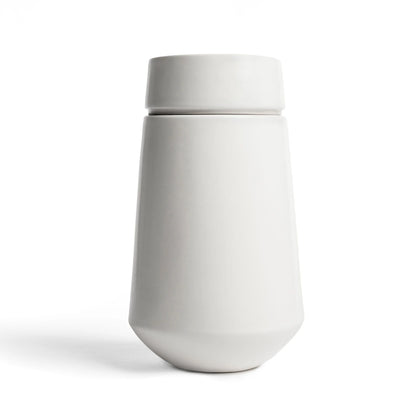 Aegis Ceramic Urn | Soft White Adult Urn