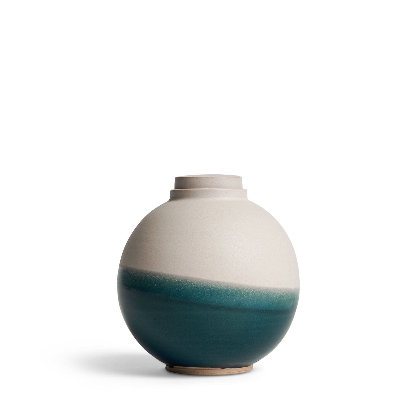 Solstice X Terra Noir |  Soft White With Blue Moon Keepsake Urn