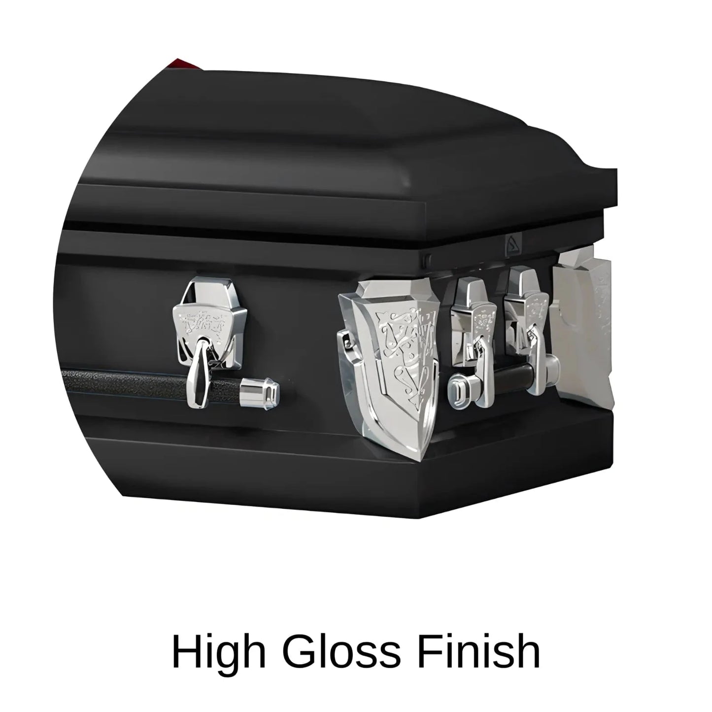 High Gloss Finish Of Titan Cambridge Series Casket 