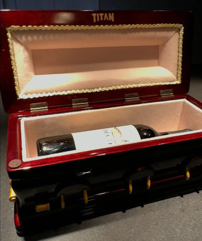 Titan Casket Wine Holder
